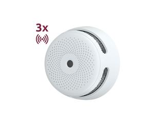 X-SENSE XS01-WX-3PACK 3er-Pack mini autonome Rauchmelder von X-Sense - 2,4-GHz-WLAN-Kommunikation - Verbindung über App - D