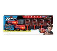 X-Shot - Diana electrónica + 2 lanzadores Fury 4 + 24 dardos