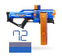 X-Shot Insanity Mad Mega Barrel de ZURU Con 72 Dardos, Tecnología Air Pocket y Almacenamiento