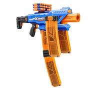 X-Shot Insanity Motorized Clip Mania - Incluye cargador de dardos, soporte para dardos y 72 dardos