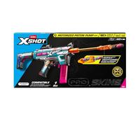 X-Shot Skins Pro Motorized Blaster S1 AEB Pistola de dardos eléctrica automática con soporte de brazo ajustable, precisión Pro Roller Scar, parcial o completamente automático, dispara 160 fps