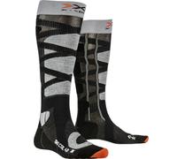 X-Socks Ski Control 4.0, Calcetines, Unisex adulto, Anthracite Melange/Stone Grey Melange, 35-38