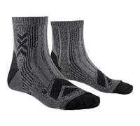 X-Socks - Ropa de senderismo - Hike Perform Merino Ankle Black Charcoal de Lana - Talla 45-47 - Negro Negro 45-47