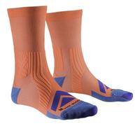 X-Socks Bike Expert Crew, Calcetines, Unisex adulto, Sunset/Twyce Blue, 35-38