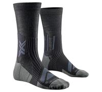 X-Socks Bike Expert Merino Crew, Calcetines, Unisex adulto, Black/Charcoal, 39-41