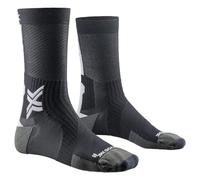 X-Socks Bike Perform Crew, Calcetines, Unisex adulto, Opal Black/Arctic White, 42-44