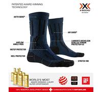 X-Socks CALCETIN TREK X CTN MIDNIGHT BLUE MELANGE/OPAL BLA TALLA 39/41
