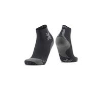 X-Socks Calcetines Run Discover - comodidad al correr, protección avanzada con tecnologías de transpirabilidad y sujeción, ideales para la prevención de lesiones - Negro/carbón, 35-38
