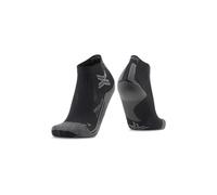 X-Socks Calcetines tobilleros Run Discover para mujer - Máxima comodidad con tecnologías avanzadas, flujo de aire óptimo y protección mejorada para los entusiastas del running - Negro/carbón, 35-36