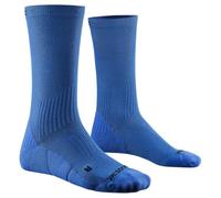 X-Socks Core Sport Crew calcetines - Comodidad, protección y durabilidad óptimas para correr, ciclismo y deportes de invierno, para un mayor rendimiento atlético - Negro ópalo/Blanco ártico, 42-44