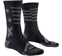 X-Socks Gravel Perform Merino Crew, Calcetines, Unisex adulto, Black/Charcoal, 35-38