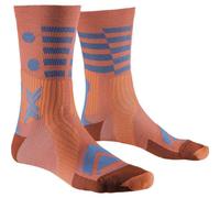 X-Socks Gravel Perform Merino Crew, Calcetines, Unisex adulto, Sunset/Twyce Blue, 45-47