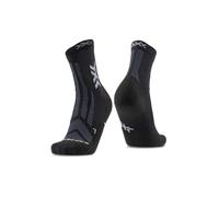 X-Socks Hike Discover Ankle calcetines - transpirabilidad, protección contra ampollas, resistencia al olor, comodidad y durabilidad para largas aventuras de senderismo - Negro/carbón, 42-44