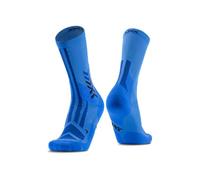 X-Socks Hike Discover Crew - Calcetines funcionales de alta gama para una mayor comodidad, transpirabilidad y protección durante largas caminatas - Azul Twyce/Azul, 42-44