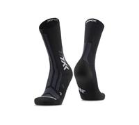 X-Socks Hike Discover Crew, Calcetines, Unisex adulto, Black/Charcoal, 35-38