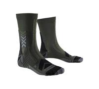 Calcetines X-Bionic Hike Expert Silver Crew verde caqui - 35-38