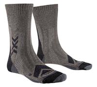 X-Socks Hike Perform Merino Crew, Calcetines, Unisex adulto, Brown/Black, 45-47