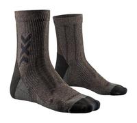 X-Socks Hike Perform Natural Ankle, Calcetines, Unisex adulto, Brown/Black, 45-47
