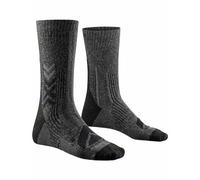 X-Socks - Hike Perform Merino Crew Black/Charcoal de Lana - Talla 39-41 - Gris Gris 39-41