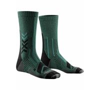 X-Socks - Ropa de senderismo - Hike Perform Merino Crew Dark Sage/Black de Lana - Talla 39-41 - Verde Verde 39-41