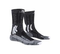 X-Socks - Ropa de senderismo mujer - Trek X Linen W Dolomite Grey Melange/Opal Black para Mujer - Talla 37-38 - Gris Gris 37-38