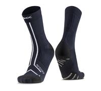 X-Socks - Ropa para trail running - Trail Run Terraskin Expert Crew Black/White - Talla 39-41 - Negro Negro 39-41
