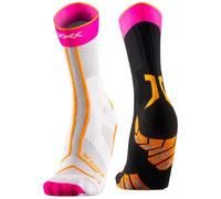 X-Socks - Ropa para trail running - Trail Run Terraskin Expert Crew Black/White - Talla 42-44 - Negro Negro 42-44