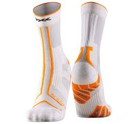 X-Socks - Ropa para trail running - Trail Run Terraskin Expert Crew White/Blazing Orange - Talla 35-38 - Blanco Blanco 35-38