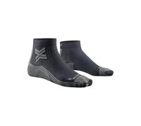 X-Socks Run Discover Ankle Wmn, Calcetines, Mujer, Black/Charcoal, 35-36