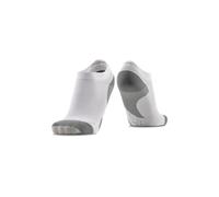 X-SOCKS Run Discover Running Low Cut calcetines - Máxima comodidad, protección y flujo de aire - Amortiguación mejorada, protección contra lesiones y transpirabilidad - Blanco Ártico/Gris Perla, 42-44