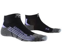 X-Socks Run Discovery 4.0 Wmn, Calcetines, Mujer, Black/Stone Grey Melange, 41-42