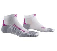 X-Socks Run Discovery 4.0 Wmn, Calcetines, Mujer, White/Twyce Purple/Grey Melange, 41-42
