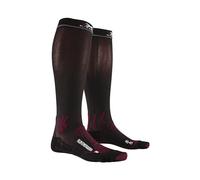X-SOCKS Run Energizer Socks, Unisex Adulto, Dark Ruby/Opal Black, 39-41