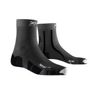X-Socks Run Fast 4.0, Calcetines, Unisex adulto, Opal Black/Arctic White, 45-47