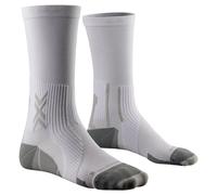 X-Socks Run Perform Crew, Calcetines, Unisex adulto, Arctic White/Pearl Grey, 42-44