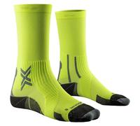 X-Socks Run Perform Crew, Calcetines, Unisex adulto, Fluo Yellow/Opal Black, 42-44