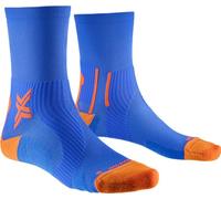 X-Socks Run Perform Crew, Calcetines, Unisex adulto, Twyce Blue/Orange, 35-38