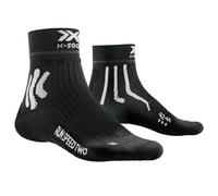 X-Socks Run Speed Two 4.0 Men, Calcetines, Hombre, Opal Black/Arctic White, 45-47
