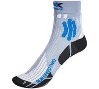 X-Socks Run Speed Two 4.0 Men, Calcetines, Hombre, Pearl Grey/Invent Blue, 42-44