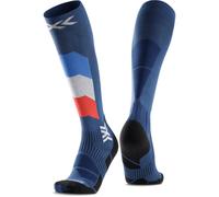 X-SOCKS Ski Perform Patriot - Unisex - Blanco / Azul / Rojo - talla 45/47- modelo 2026
