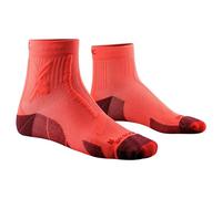X-Socks Trail Run Discover Ankle, Calcetines, Unisex adulto, Fluo Red/Namib Red, 35-38