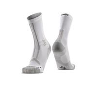 X-Socks Trail Run Discover Crew, Calcetines, Unisex adulto, Arctic White/Pearl Grey, 35-38