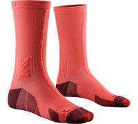X-Socks Trail Run Discover Crew, Calcetines, Unisex adulto, Fluo Red/Namib Red, 39-41