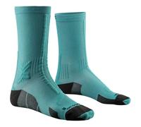 X-Socks Trail Run Discover Crew, Calcetines, Unisex adulto, Lake Green/Sunset Blue, 35-38