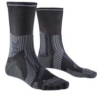 X-Socks Trailrun Expert Crew, Calcetines, Unisex adulto, Black/Charcoal, 39-41