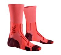 X-Socks Trailrun Perform Crew, Calcetines, Unisex adulto, Fluo Red/Namib Red, 35-38