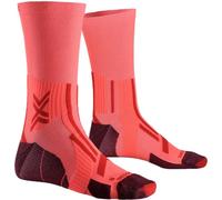 X-Socks Trailrun Perform Crew, Calcetines, Unisex adulto, Fluo Red/Namib Red, 35-38