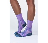 X-Socks Trailrun Perform Crew Wmn, Calcetines, Mujer, Orchid/Sunset Blue, 35-36