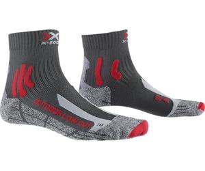 X-Socks Trek Outdoor Low Cut Men Socks, Calcetines, Hombre, Anthracite/Red, 42-44