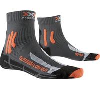 X-Socks Trek Outdoor Low Cut Men Socks, Calcetines, Unisex adulto, Anthracite/Orange, 45-47